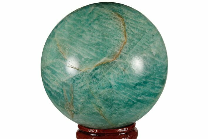 Chatoyant, Polished Amazonite Sphere - Madagascar #183258